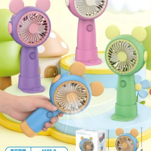 6688-9 Mouse Ear Handheld Mini Fan wholesale product image
